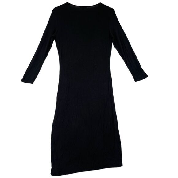 Bar III Bodycon Runched Studded Longsleeve Dress NWT M - Picture 2 of 6